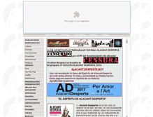 Tablet Screenshot of alacantdesperta.org